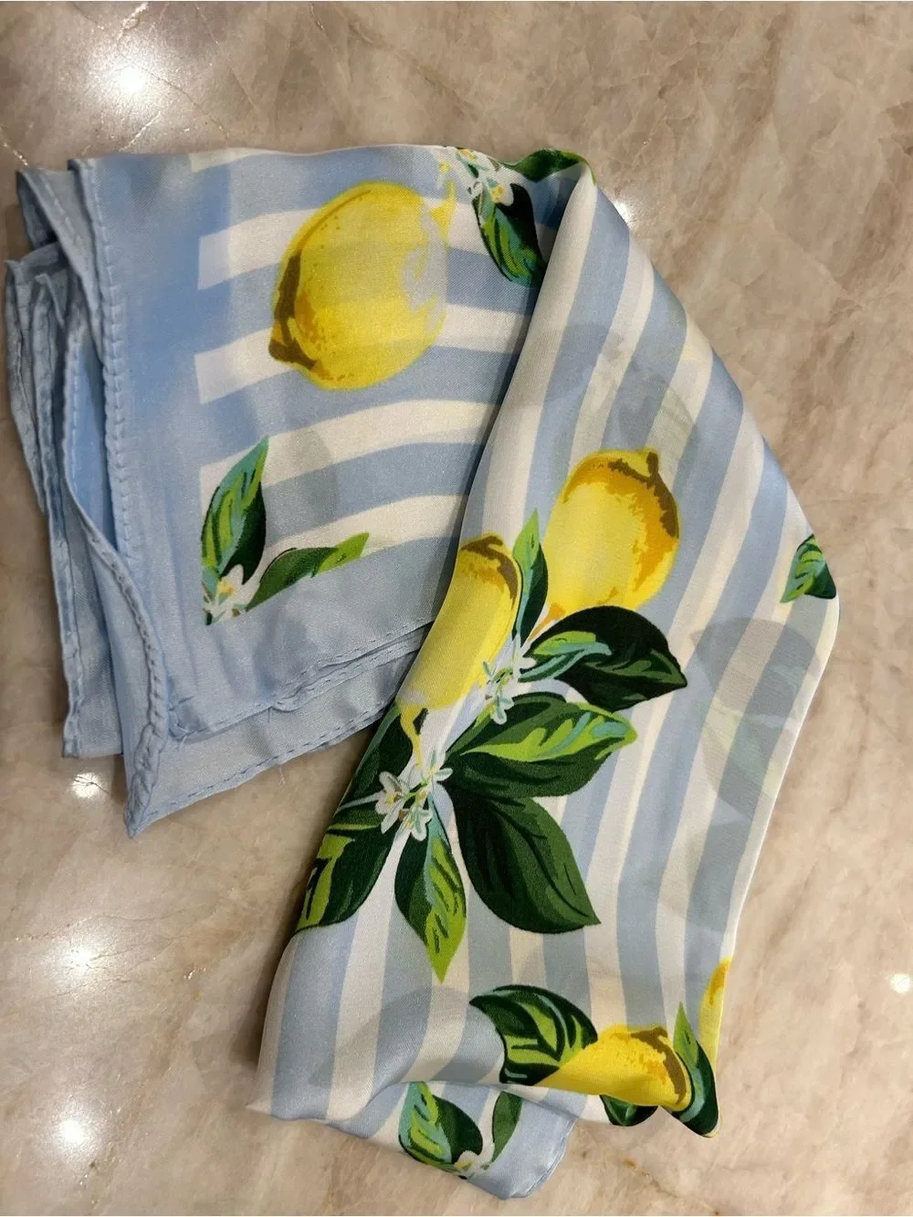 Lemon Print Scarf S183